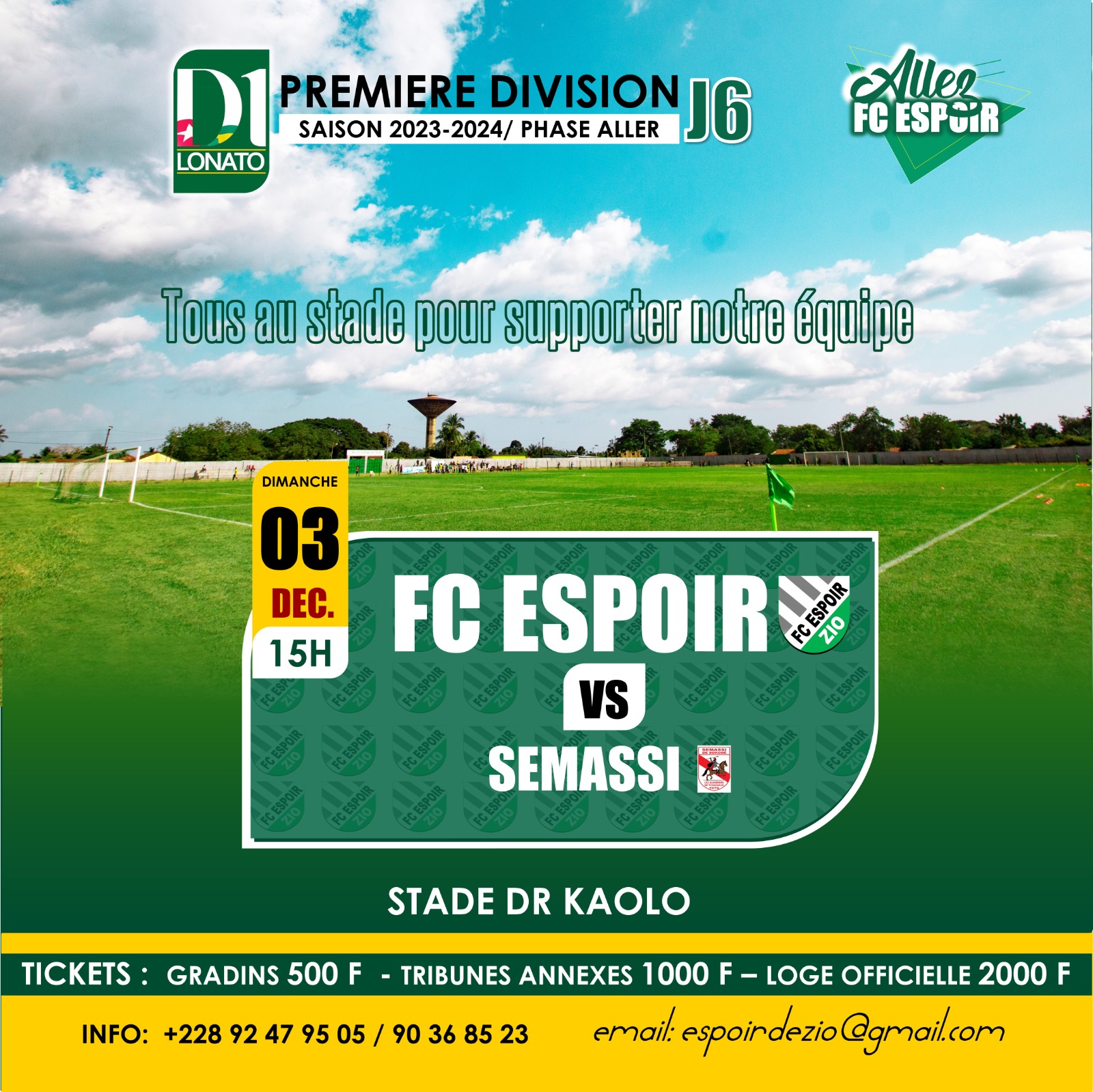 D1 LONATO 2023-2024 / J6: FC Espoir vs Semassi 1